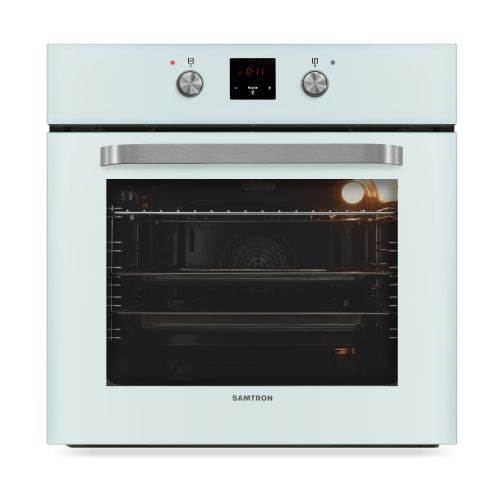 фото Встраиваемый электрический духовой шкаф samtron vo w60620 white glass