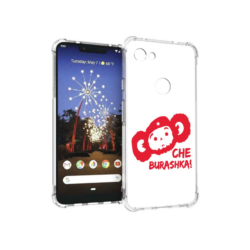 

Чехол MyPads Tocco для Google Pixel 3 XL чебурашка, Прозрачный, Tocco