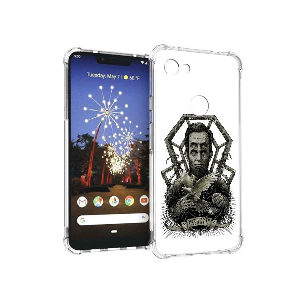 

Чехол MyPads Tocco для Google Pixel 3 XL франклин абстракция, Прозрачный, Tocco