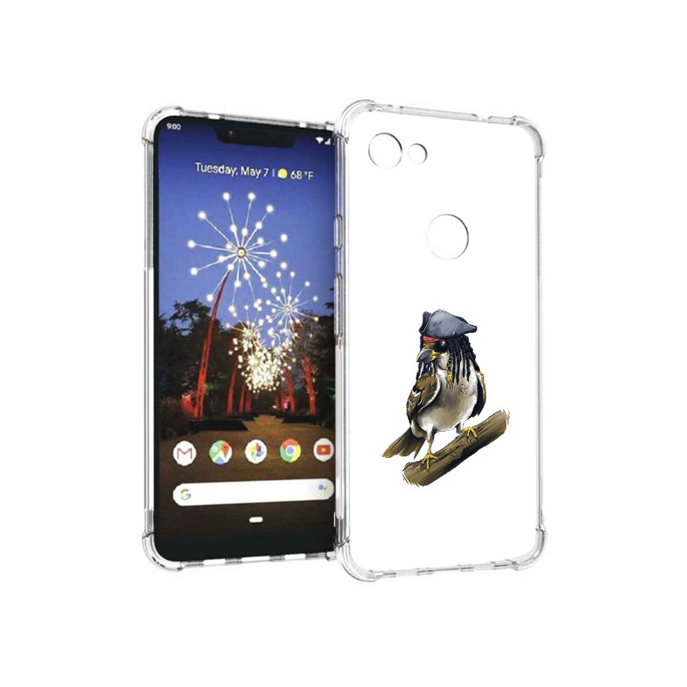 

Чехол MyPads Tocco для Google Pixel 3 XL Джек воробей, Прозрачный, Tocco