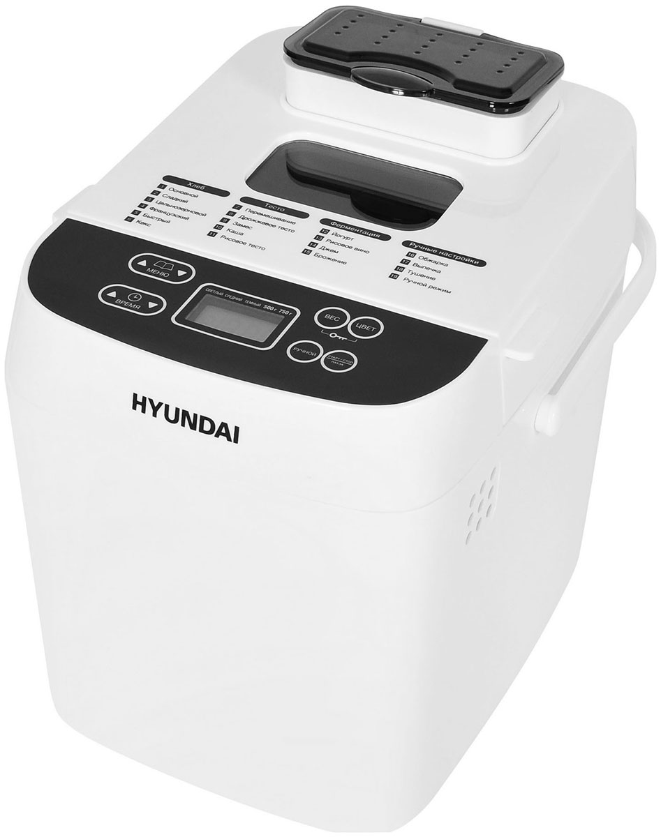 Хлебопечка Hyundai HYBM-3080 хлебопечка hyundai hybm m0714 белый