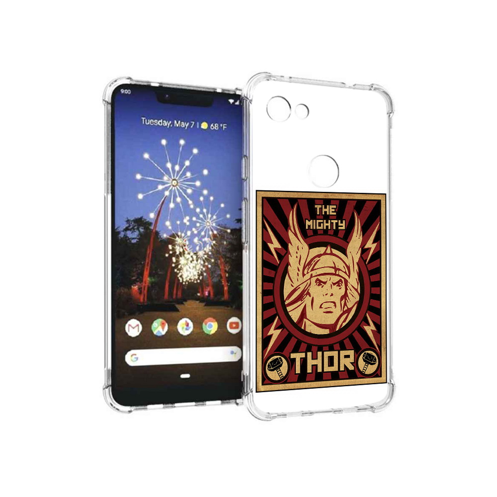 

Чехол MyPads Tocco для Google Pixel 3 XL тор лицо, Прозрачный, Tocco