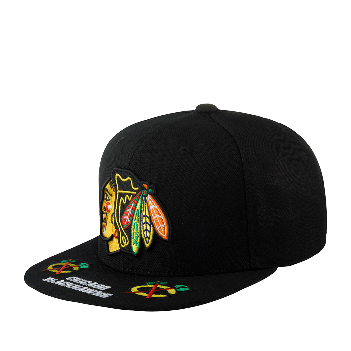 

Бейсболка унисекс Mitchell&Ness 6HSSSH22089-CBHBLCK Chicago Blackhawks NHL черная, Черный, 6HSSSH22089-CBHBLCK Chicago Blackhawks NHL