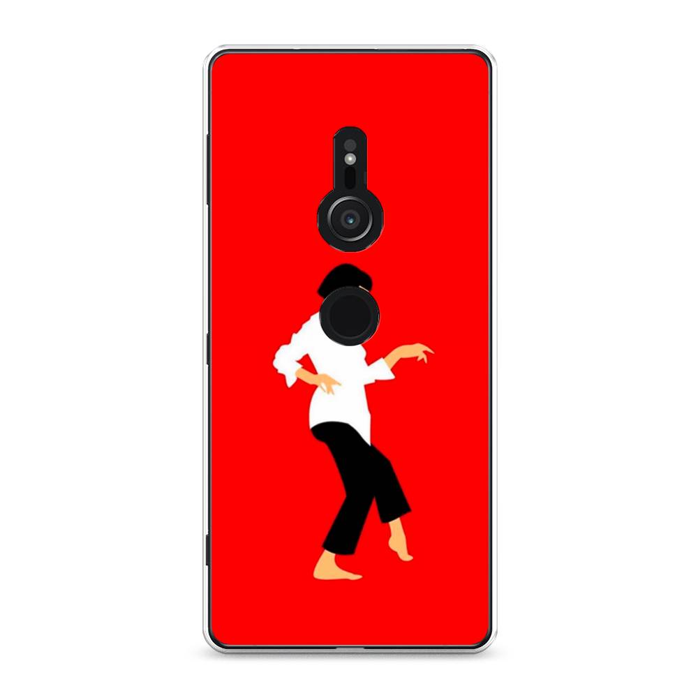 фото Силиконовый чехол "криминальное чтиво 1" на sony xperia xz2 awog