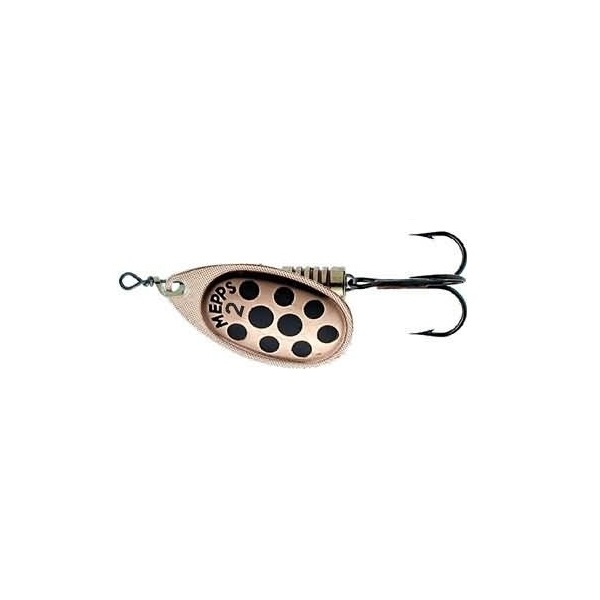 

Блесна вращающаяся Mepps AGLIA PTS, , Copper/Black dots, 1 штука в комплекте, Золотистый, Aglia Pts