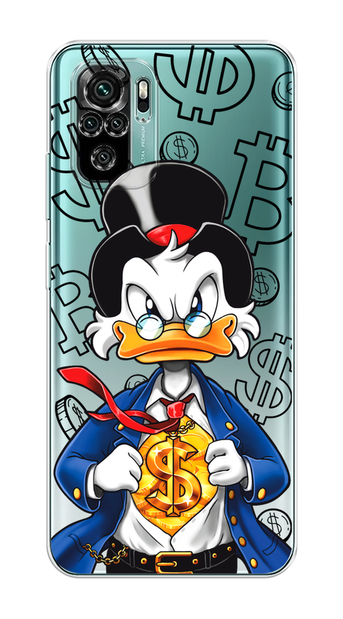 

Чехол на Xiaomi Redmi Note 10/Note 10S/Poco M5s "Scrooge Goldman", Черный;белый;синий, 39750-1