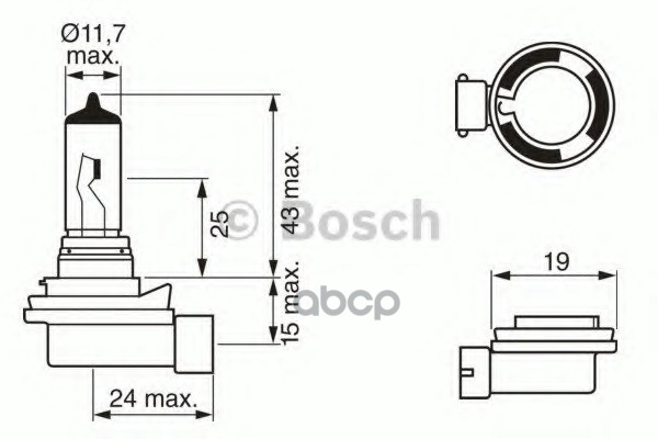 

Автолампа BOSCH 1987302081