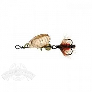 

Блесна вращающаяся Mepps Aglia Mouche 0 Copper/Red fly