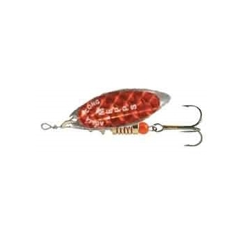 фото Блесна вращающаяся mepps aglia long redbo, 2, silver, комплект из 1 штука