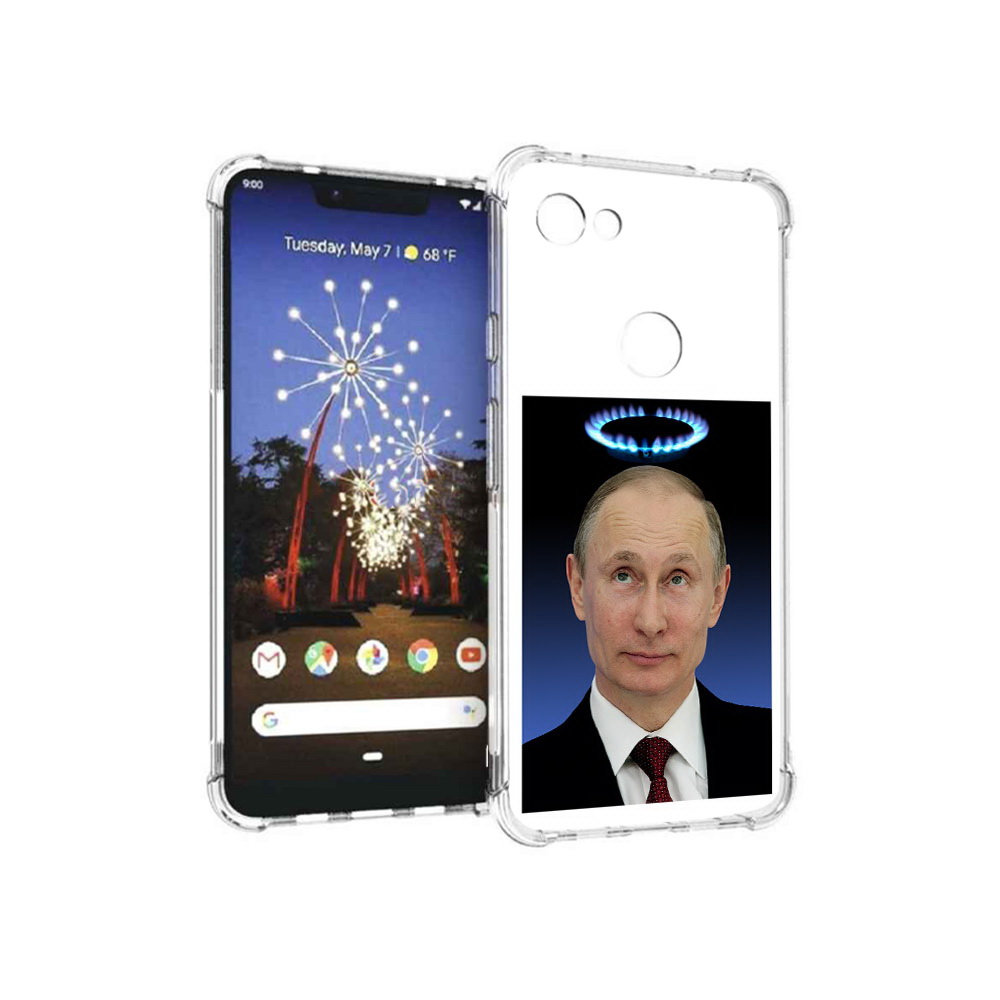 

Чехол MyPads Tocco для Google Pixel 3 XL святой газ, Прозрачный, Tocco