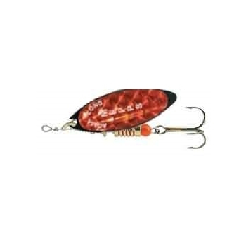 фото Блесна вращающаяся mepps aglia long redbo, 1black, комплект из 1 штука