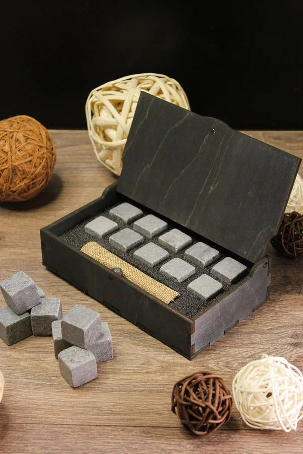 

Камни для виски из стеатита wooden gift spb K10001_2