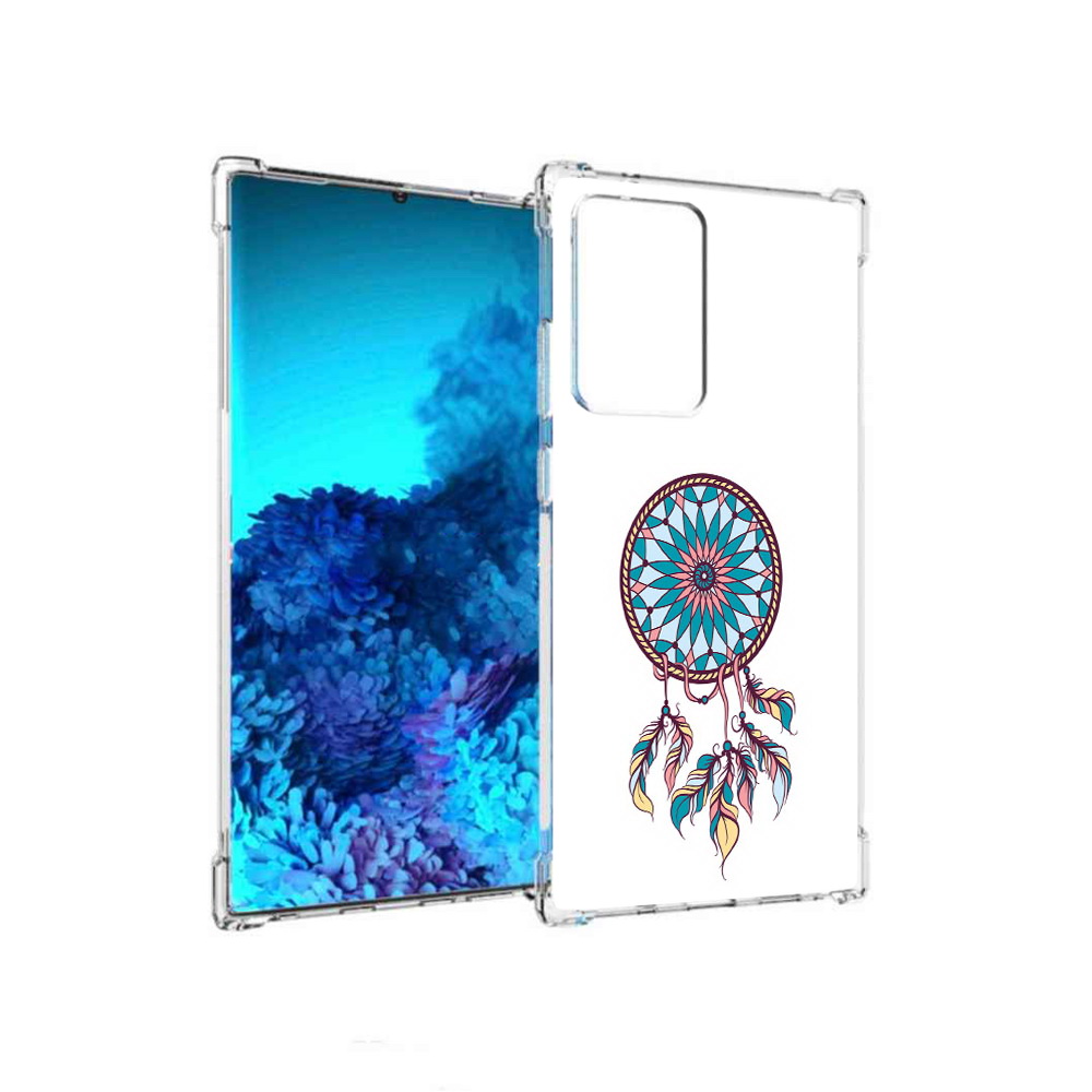 

Чехол MyPads Tocco для Samsung Galaxy Note 20 Ultra ловец снов синий (PT151896.552.443), Прозрачный, Tocco