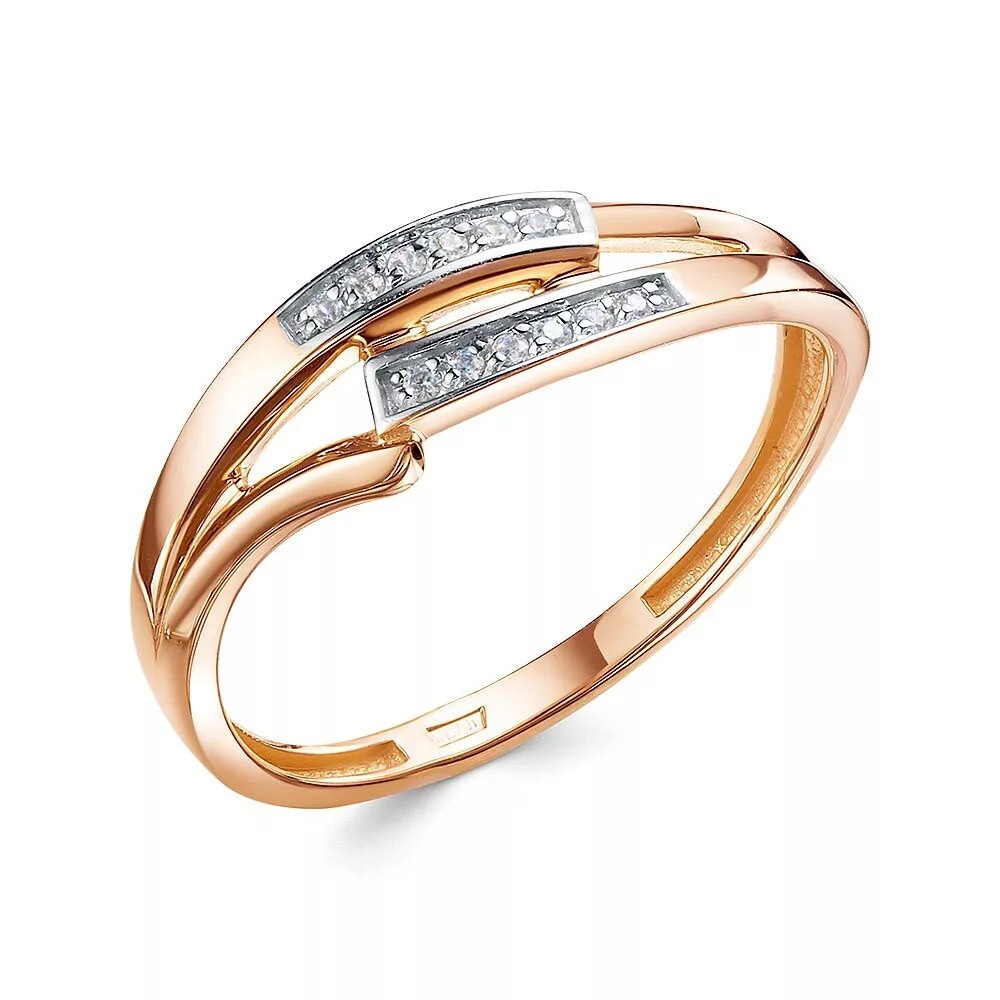 

Кольцо из золота р. , 585Gold 301012621, фианит, 301012621