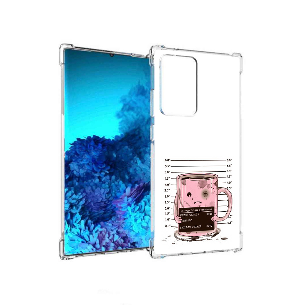 

Чехол MyPads Tocco для Samsung Galaxy Note 20 Ultra кружка (PT151896.552.420), Прозрачный, Tocco