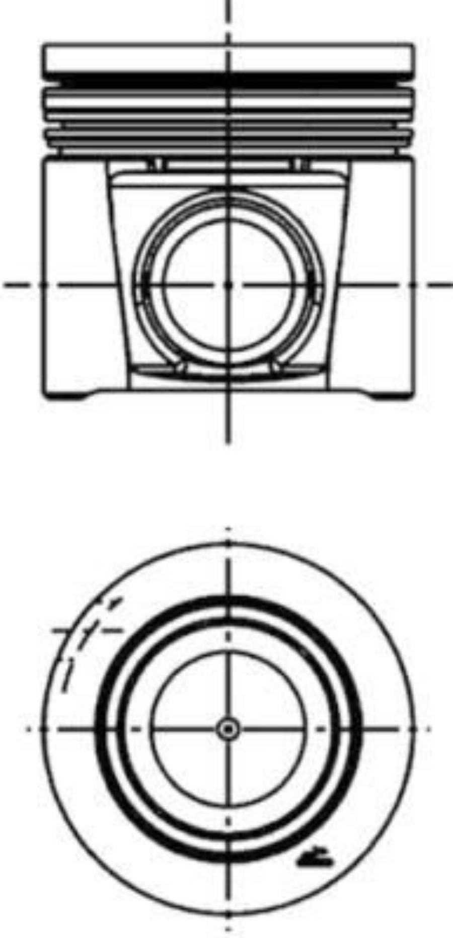 

Поршень KOLBENSCHMIDT 41706600 Dm88.00x1.75x1.50x2.00 Std