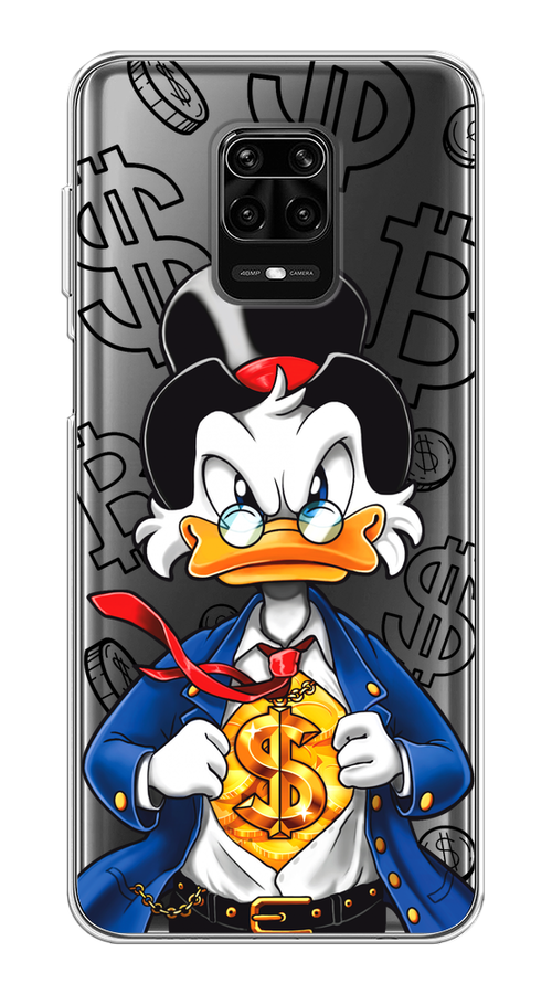

Чехол на Xiaomi Redmi Note 9S/Note 9 Pro "Scrooge Goldman", Черный;белый;синий, 37950-1