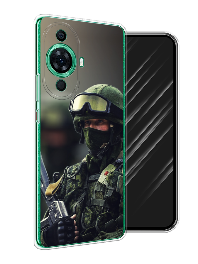 

Чехол Awog на Huawei Nova 11 Pro "Солдат", Зеленый;серый, 6121350-5