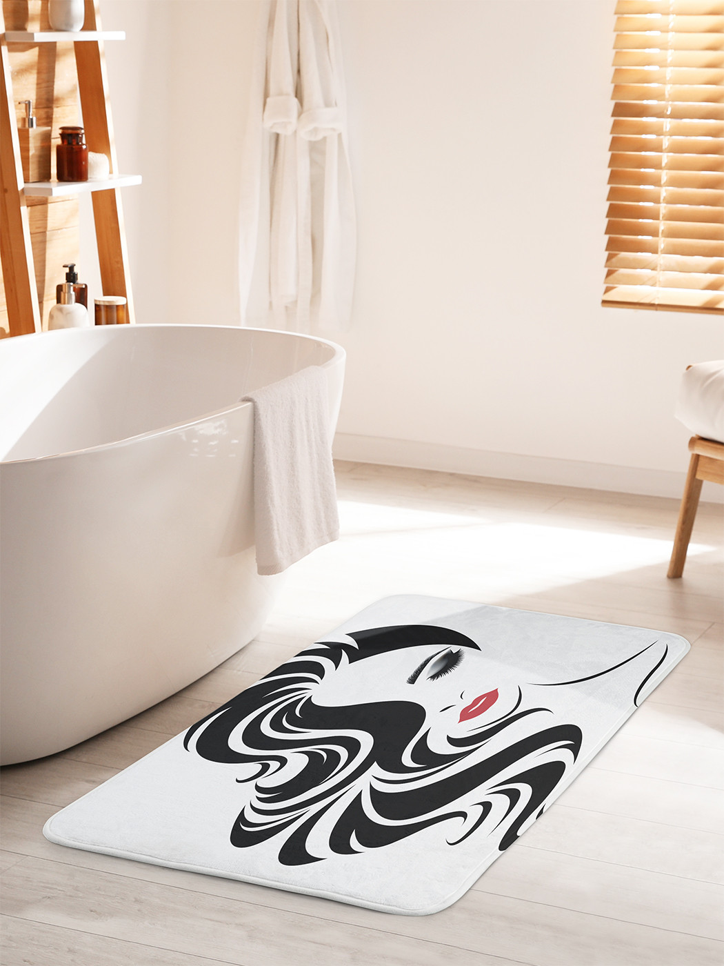 

bath_77246_60x100 Коврик противоскользящий для ванной, сауны, бассейна, 60x100 см.