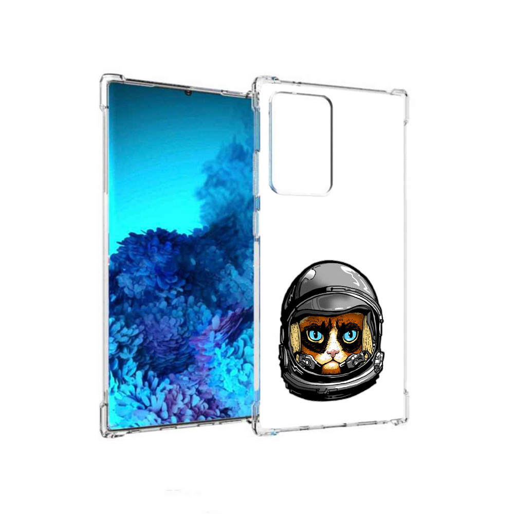 

Чехол MyPads Tocco для Samsung Galaxy Note 20 Ultra кот космонавт (PT151896.552.400), Прозрачный, Tocco