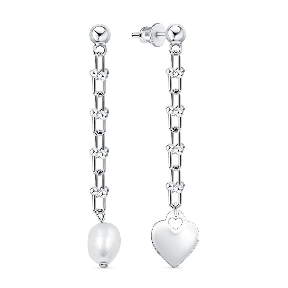 

Серьги подвески из серебра 585Gold 702011696, жемчуг культивированный, 702011696