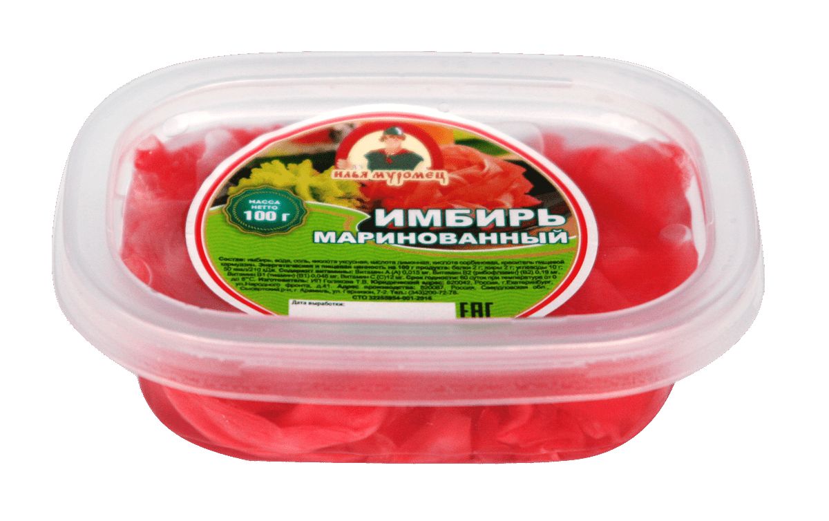 

Имбирь Илья Муромец маринованный 300 г
