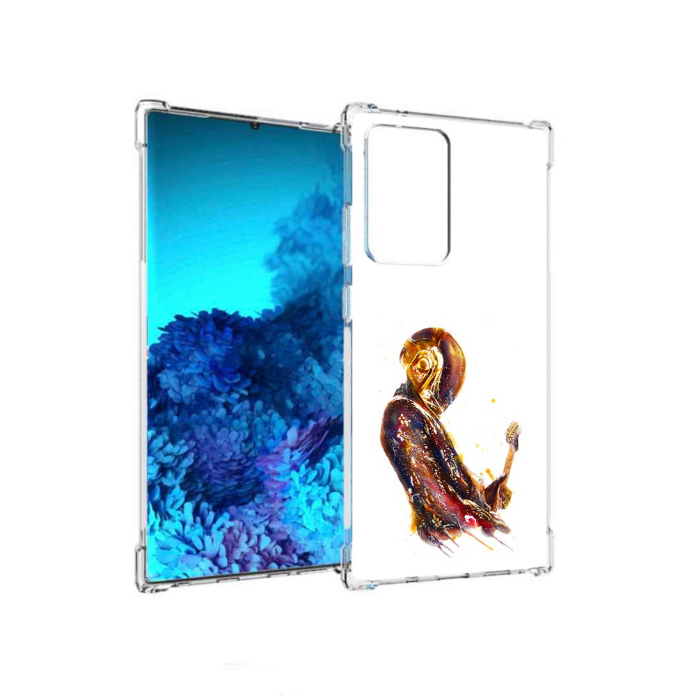 

Чехол MyPads Tocco для Samsung Galaxy Note 20 Ultra космо-музыкант (PT151896.552.393), Прозрачный, Tocco