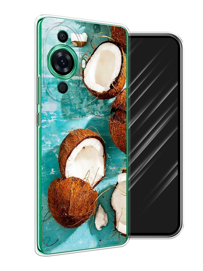 

Чехол Awog на Huawei Nova 11 Pro "Разбитые кокосы", Коричневый, 6121350-10