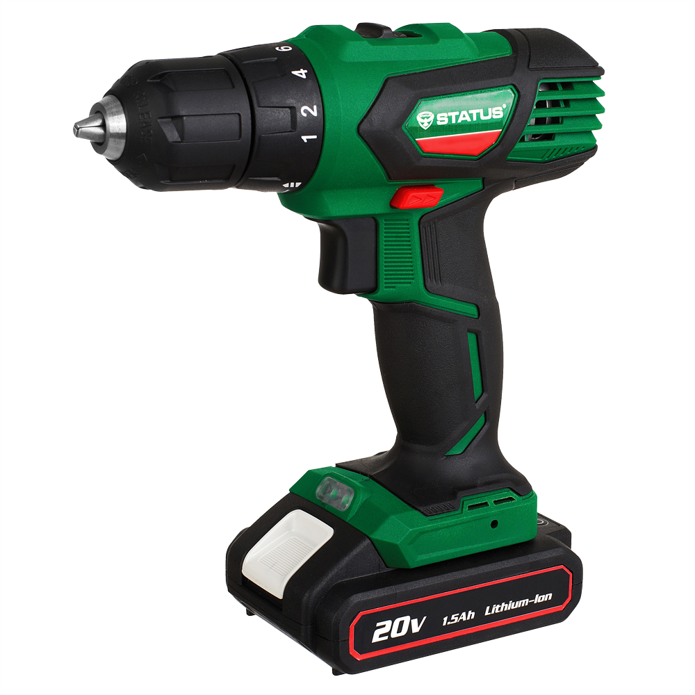 фото Дрель-шуруповерт аккумуляторная status power tools ctx 20-2li