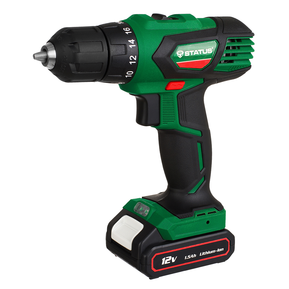 фото Дрель-шуруповерт аккумуляторная status power tools ctx 12-2li