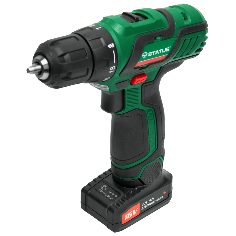 фото Дрель-шуруповерт аккумуляторная status power tools ct 16-2li