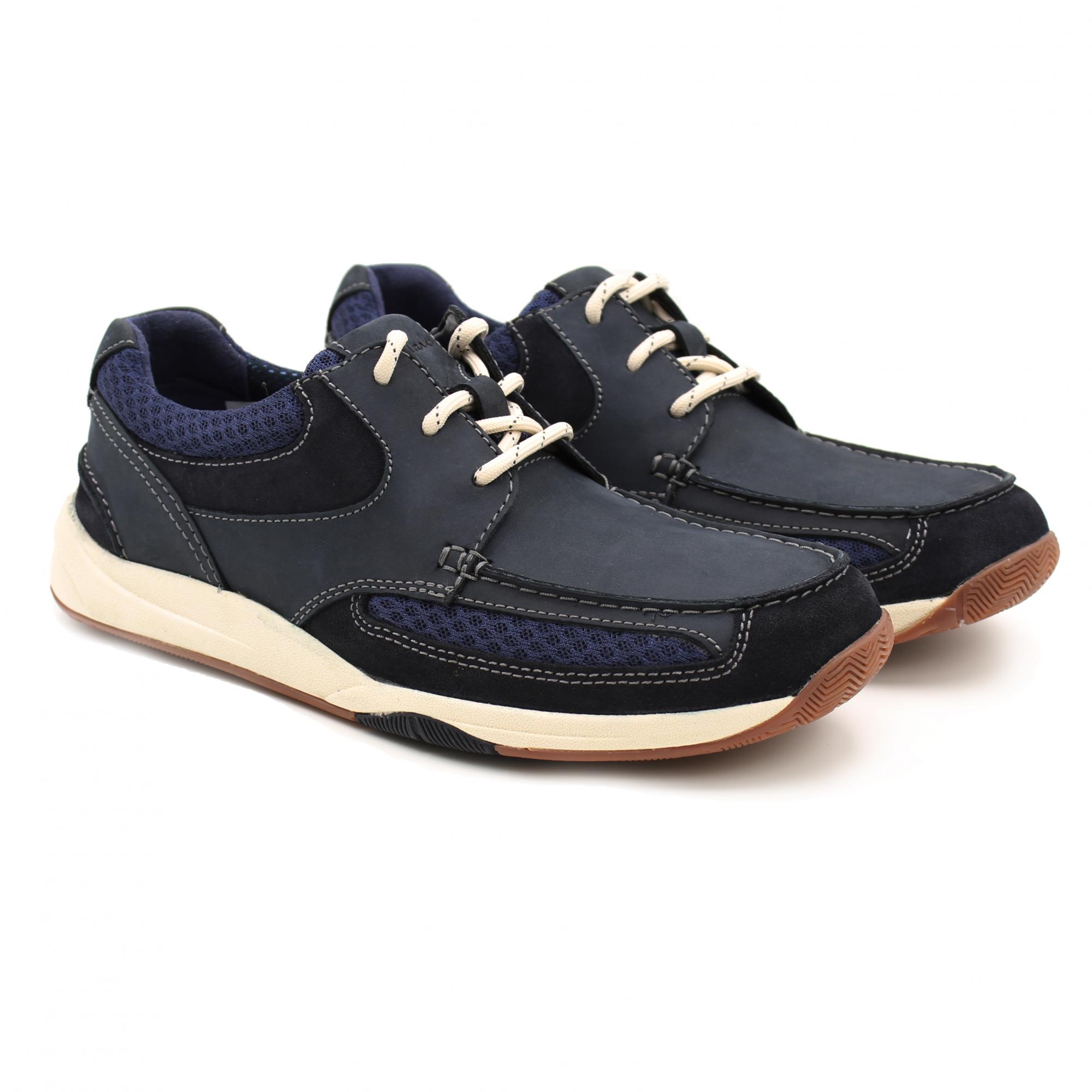 

Полуботинки мужские Clarks Langton Lane 26157989 синие 42.5 EU, Langton Lane 26157989