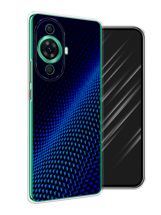 

Чехол Awog на Huawei Nova 11 Pro "Синий карбон", Черный;синий, 6121350-3