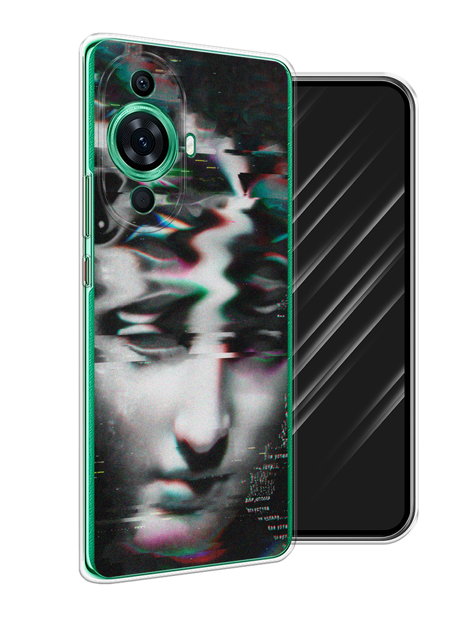 

Чехол Awog на Huawei Nova 11 Pro "Glitch Art", Серый, 6121350-9