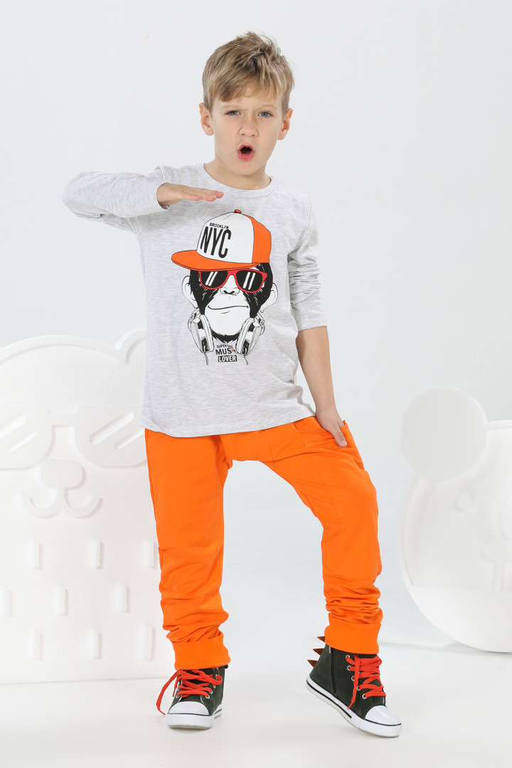 

Костюм Lupia Kids р. 3-4 лет Мультиколор, 288 (доставка из-за рубежа), Оранжевый;серый, 288