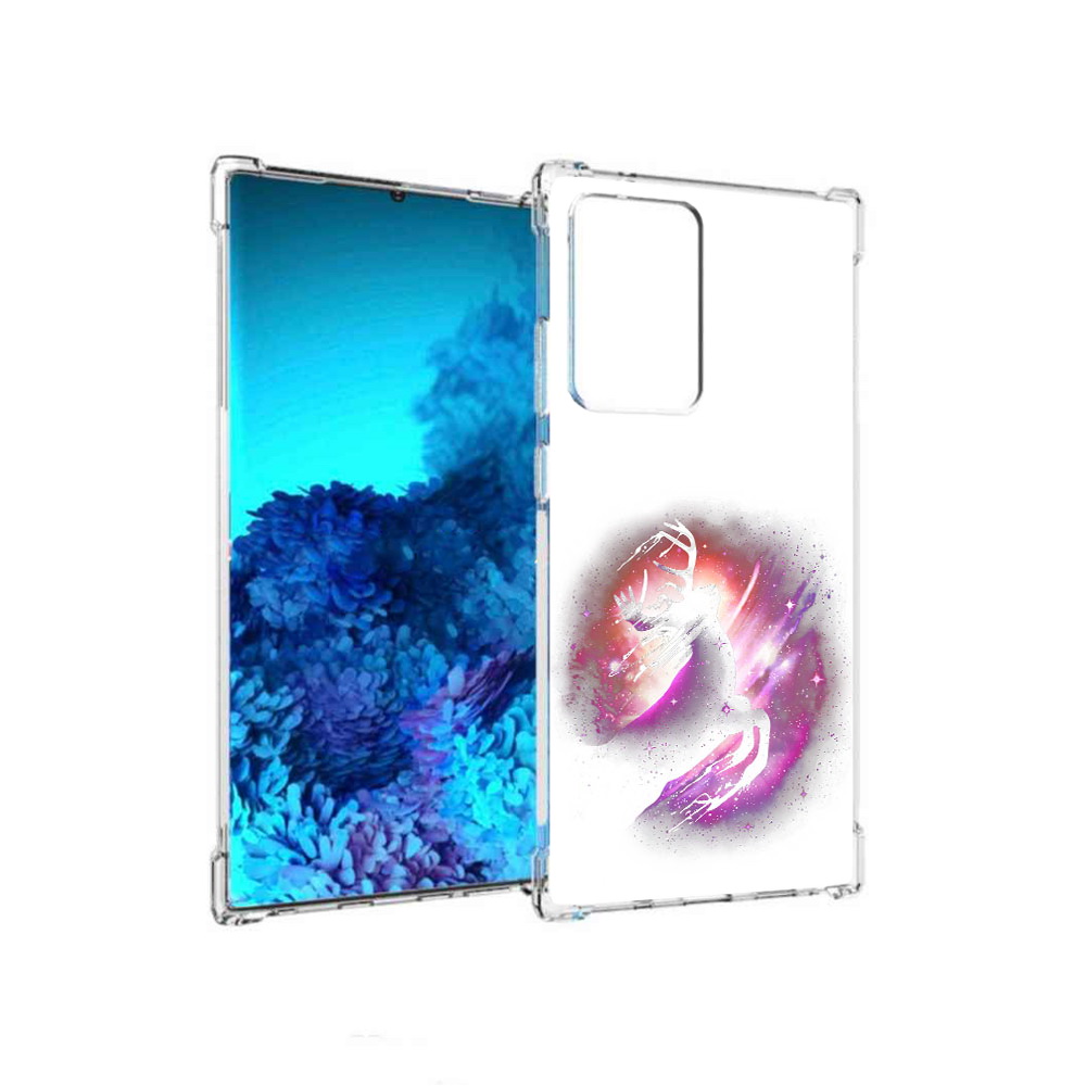 

Чехол MyPads Tocco для Samsung Galaxy Note 20 Ultra звездный олень (PT151896.552.354), Прозрачный, Tocco