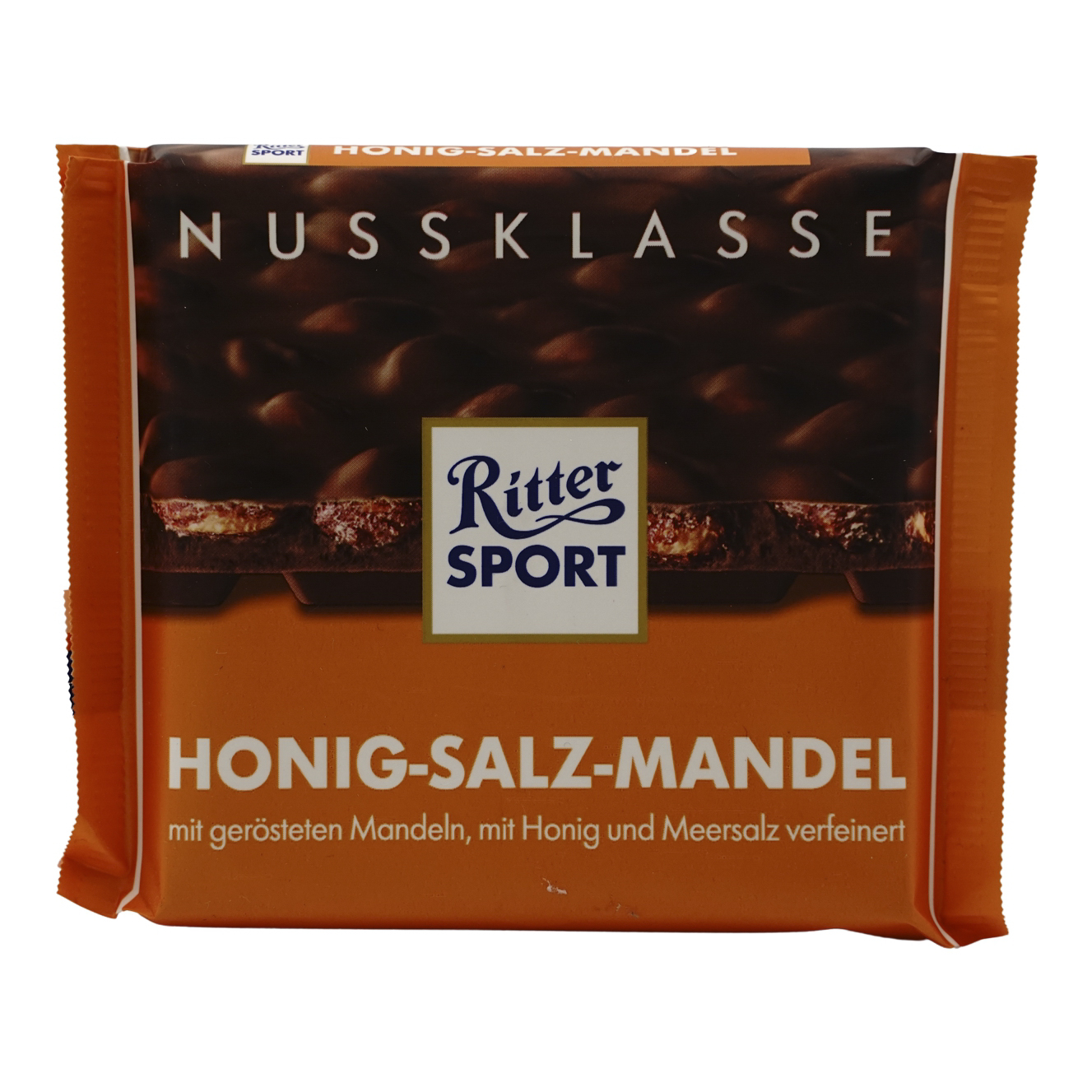 Плитка Ritter Sport молочная соленый миндаль и мед 100 г