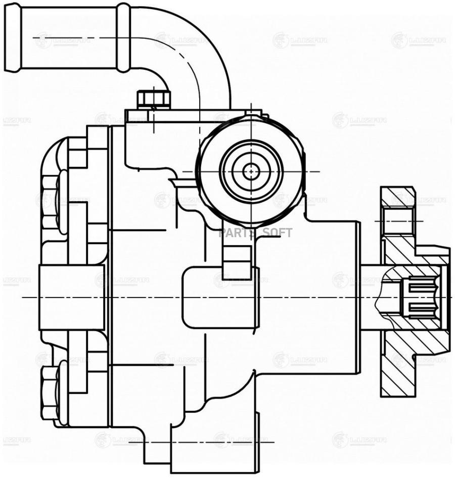 

Насос ГУР для а/м Skoda Octavia (96-)/VW Golf IV (97-) 1.4/1.6i (LPS 1806)