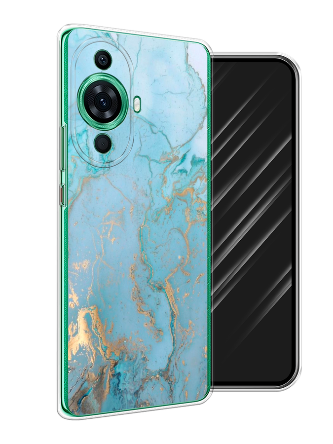 

Чехол Awog на Huawei Nova 11 Pro "Голубой мрамор рисунок", 6121350-3