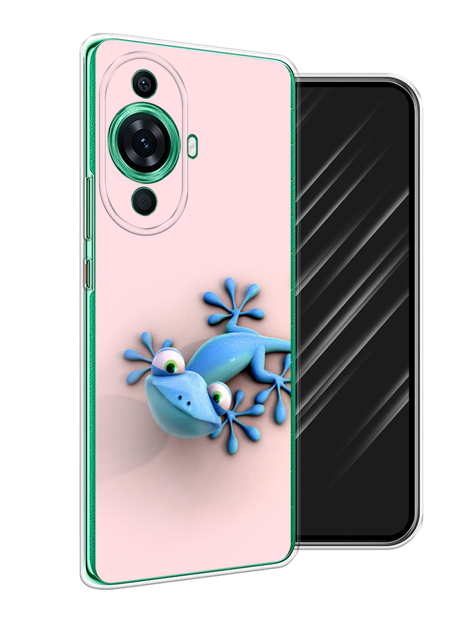 

Чехол Awog на Huawei Nova 11 Pro "Голубая ящерка", 6121350-2