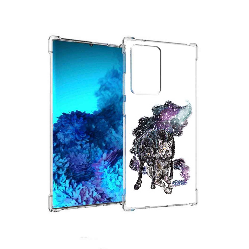 

Чехол MyPads Tocco для Samsung Galaxy Note 20 Ultra звездные волки (PT151896.552.352), Прозрачный, Tocco