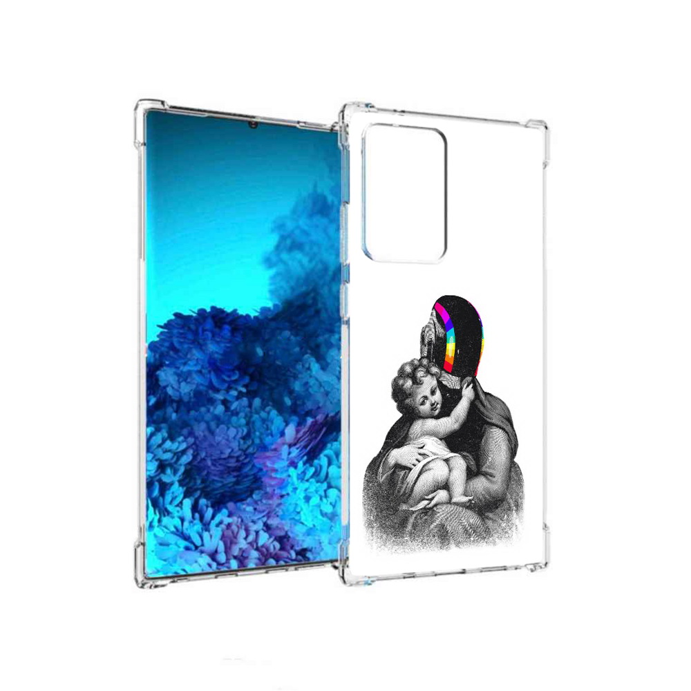 

Чехол MyPads Tocco для Samsung Galaxy Note 20 Ultra защитник в шлеме (PT151896.552.350), Прозрачный, Tocco