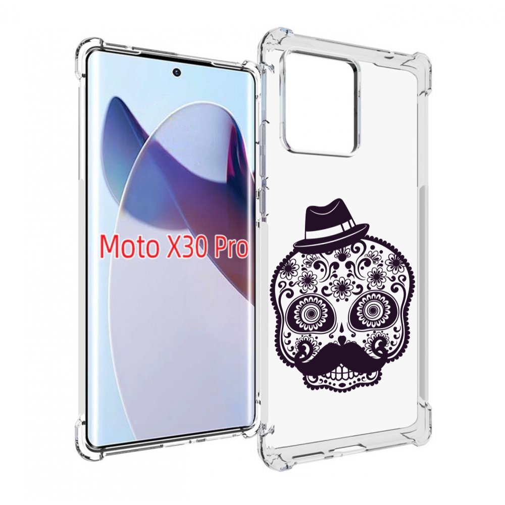 

Чехол MyPads разрисованный скелет для Motorola Moto X30 Pro, Прозрачный, Tocco