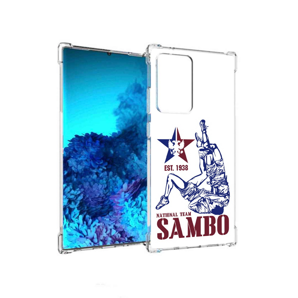 

Чехол MyPads Tocco для Samsung Galaxy Note 20 Ultra единоборства самбо (PT151896.552.344), Прозрачный, Tocco