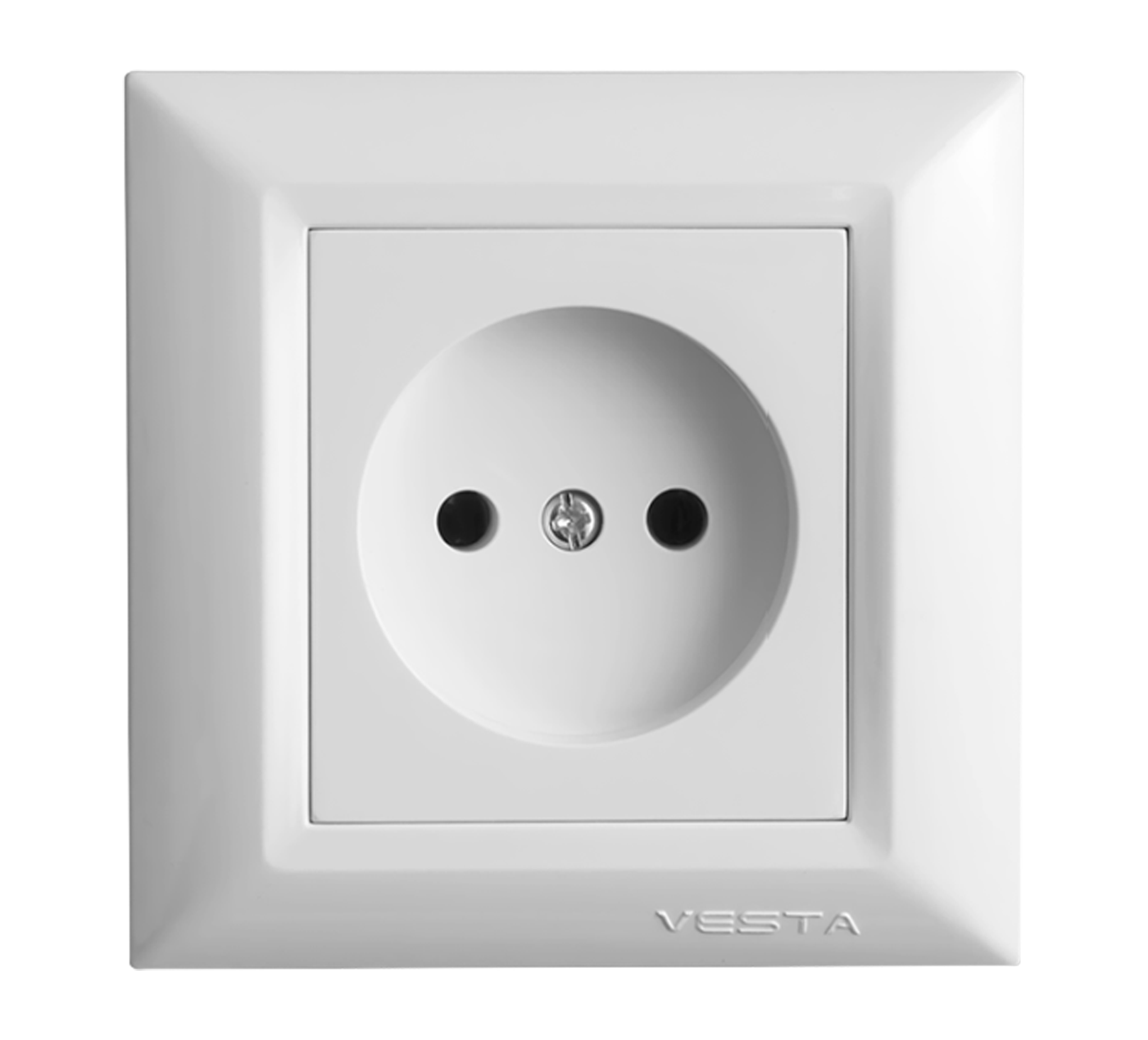 

Розетка Vesta-Electric Roma одинарная без заземления, Roma