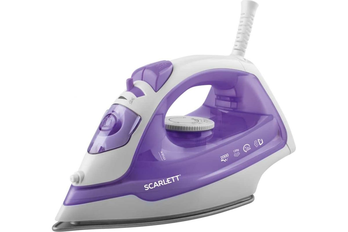 

Утюг Scarlett SC-SI30P10 белый, фиолетовый, SC-SI30P10
