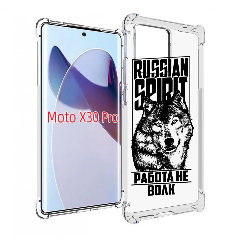 

Чехол MyPads работа не волк для Motorola Moto X30 Pro, Прозрачный, Tocco