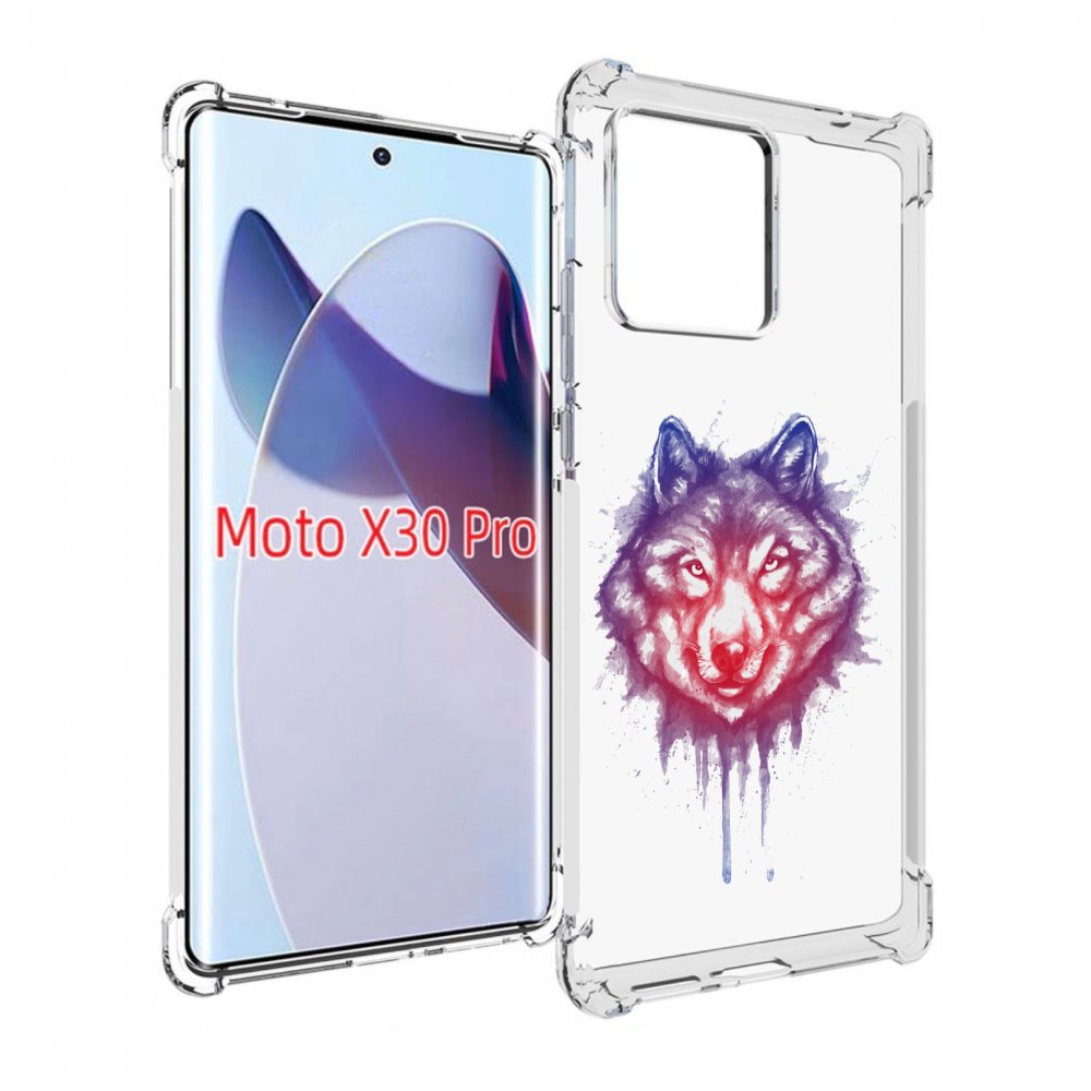 

Чехол MyPads пушистый волк для Motorola Moto X30 Pro, Прозрачный, Tocco