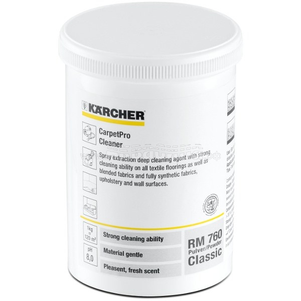 

Профессиональное средство для чистки ковров Karcher RM 760 Classic, 0.8 кг