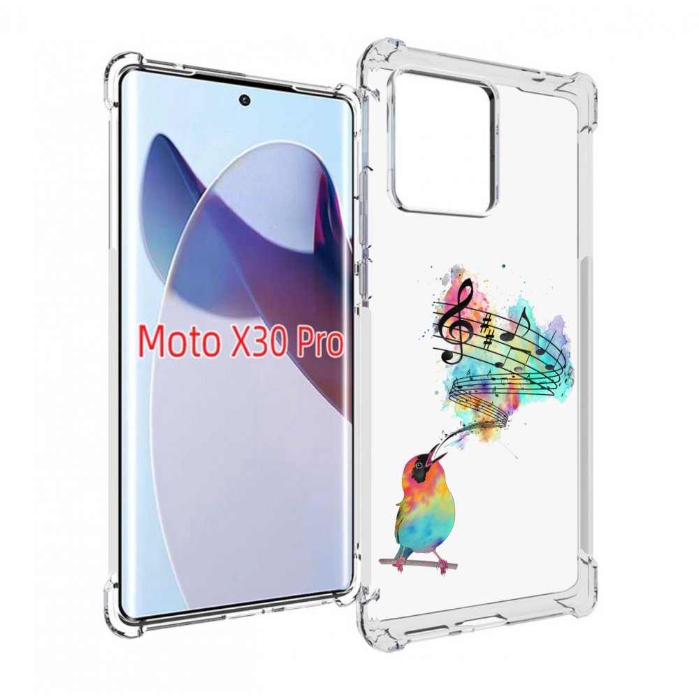 

Чехол MyPads певчая птичка для Motorola Moto X30 Pro, Прозрачный, Tocco